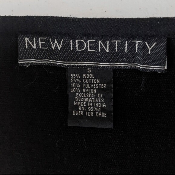 Vintage Christmas Patchwork Vest Wool Reindeer Womens S Small Holiday Snowflakes - Picture 6 of 7